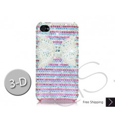Stripe Ribbon 3D Crystallized Swarovski iPhone Case