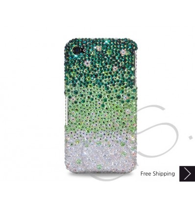 Gradation Crystallized Swarovski iPhone Case - Green