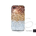 Gradation Swarovski Crystal Bling iPhone Cases - Gold
