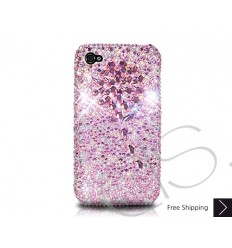 Diamond Flower Crystallized Swarovski iPhone Case - Pink