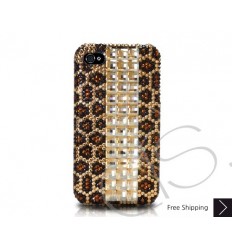 Cubical Leopardo Crystallized Swarovski iPhone Case
