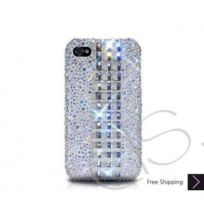 Cubical Alloy Crystallized Swarovski iPhone Case