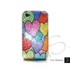 Review for Multi Hearts Swarovski Crystal Bling iPhone Cases 