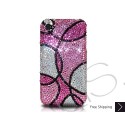 Semicircle Swarovski Crystal Bling iPhone Cases 