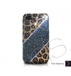 Leopardo Print Crystallized Swarovski iPhone Case