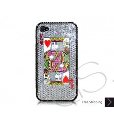 Poker Heart King Crystallized Swarovski iPhone Case