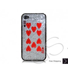 Poker Heart Ten Crystallized Swarovski iPhone Case