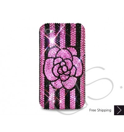 Blossom Crystallized Swarovski iPhone Case - Stripe