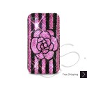 Blossom Swarovski Crystal Bling iPhone Cases - Stripe