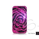 Rose Pink Swarovski Crystal Bling iPhone Cases 