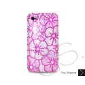 Blossom Swarovski Crystal Bling iPhone Cases - Pink