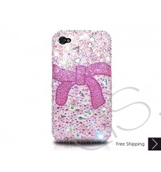 Ribbon Crystallized Swarovski iPhone Case - Pink