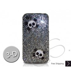 Two Skulls 3D Crystallized Swarovski iPhone Case