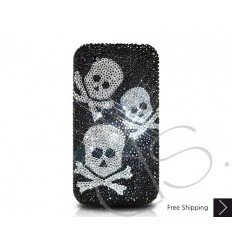 Three Skulls Crystallized Swarovski iPhone Case