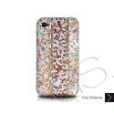 Stitching Gold Swarovski Crystal Bling iPhone Cases 