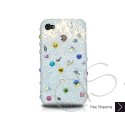 Drops Scatter Swarovski Crystal Bling iPhone Cases 