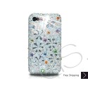 Petal Drops Swarovski Crystal Bling iPhone Cases - Orange