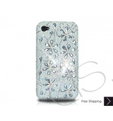 Petal Drops Crystallized Swarovski iPhone Case - White