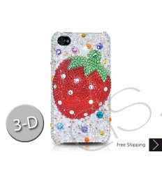 Strawberry 3D Crystallized Swarovski iPhone Case