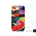 Fruit on Hands Swarovski Crystal Bling iPhone Cases 