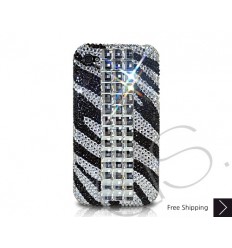 Cubical Zebra Crystallized Swarovski iPhone Case