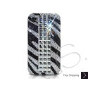 Cubical Zebra Swarovski Crystal Bling iPhone Cases 