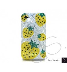 Strawberry Yellow Crystallized Swarovski iPhone Case