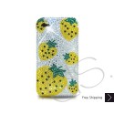 Strawberry Yellow Swarovski Crystal Bling iPhone Cases 