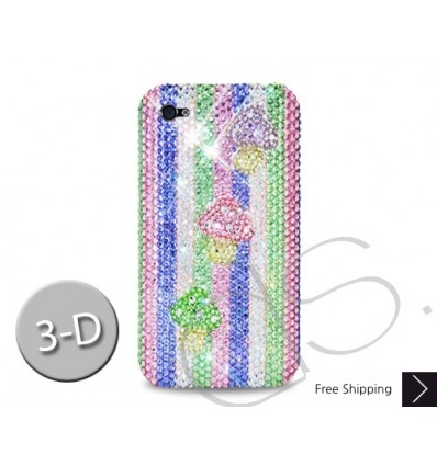 Mushroom 3D Crystallized Swarovski iPhone Case