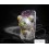 Gradation Bear 3D Flip Crystallized Swarovski iPhone Case - Purple