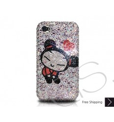 Cute Girl Crystallized Swarovski iPhone Case