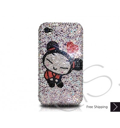 Cute Girl Crystallized Swarovski iPhone Case