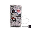 Cute Girl Swarovski Crystal Bling iPhone Cases 