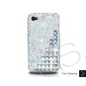 Scatter Cubical Swarovski Crystal Bling iPhone Cases - Silver
