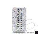 Cubical Silver Swarovski Crystal Bling iPhone Cases 