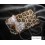 White Ribbon 3D Crystallized Swarovski iPhone Case - Leopardo