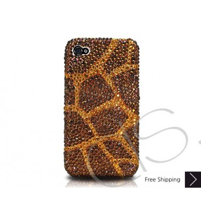 Giraffe Crystallized Swarovski iPhone Case - Gold