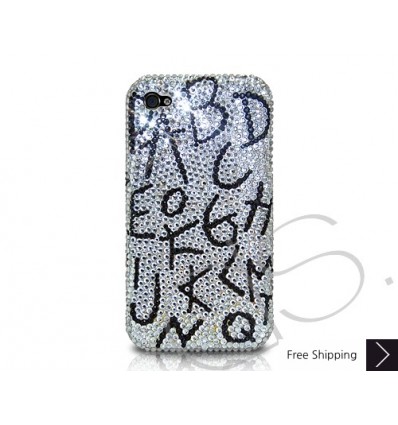 Alphabets Crystallized Swarovski iPhone Case