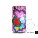 Loving Hearts Swarovski Crystal Bling iPhone Cases 