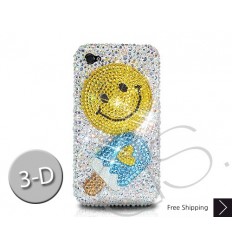 Smile Ice Cream 3D Crystallized Swarovski iPhone Case