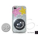 Smile Stars 3D Swarovski Crystal Bling iPhone Cases