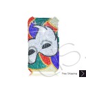 Clown Mask Swarovski Crystal Bling iPhone Cases 