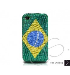 National Series Crystallized Swarovski iPhone Case - Brazil