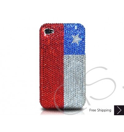 National Series Crystallized Swarovski iPhone Case - Chile