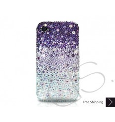 Gradation Swarovski Crystal Bling iPhone Cases - Purple