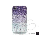 Gradation Swarovski Crystal Bling iPhone Cases - Purple