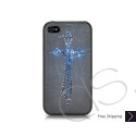Blue Sword Swarovski Crystal Bling iPhone Cases 