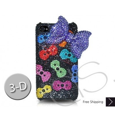 Ribbon 3D Crystallized Swarovski iPhone Case - Multicolor