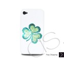 Shamrock Swarovski Crystal Bling iPhone Cases 