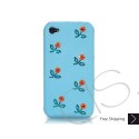 Mini Flowery Swarovski Crystal Bling iPhone Cases 